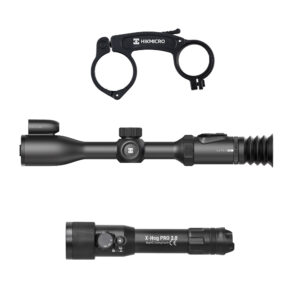 Celownik noktowizyjny Hikmicro Alpex PRO LRF z uchwytem pod IR + iluminator laserowy X-hog Pro v2 940/850 nm