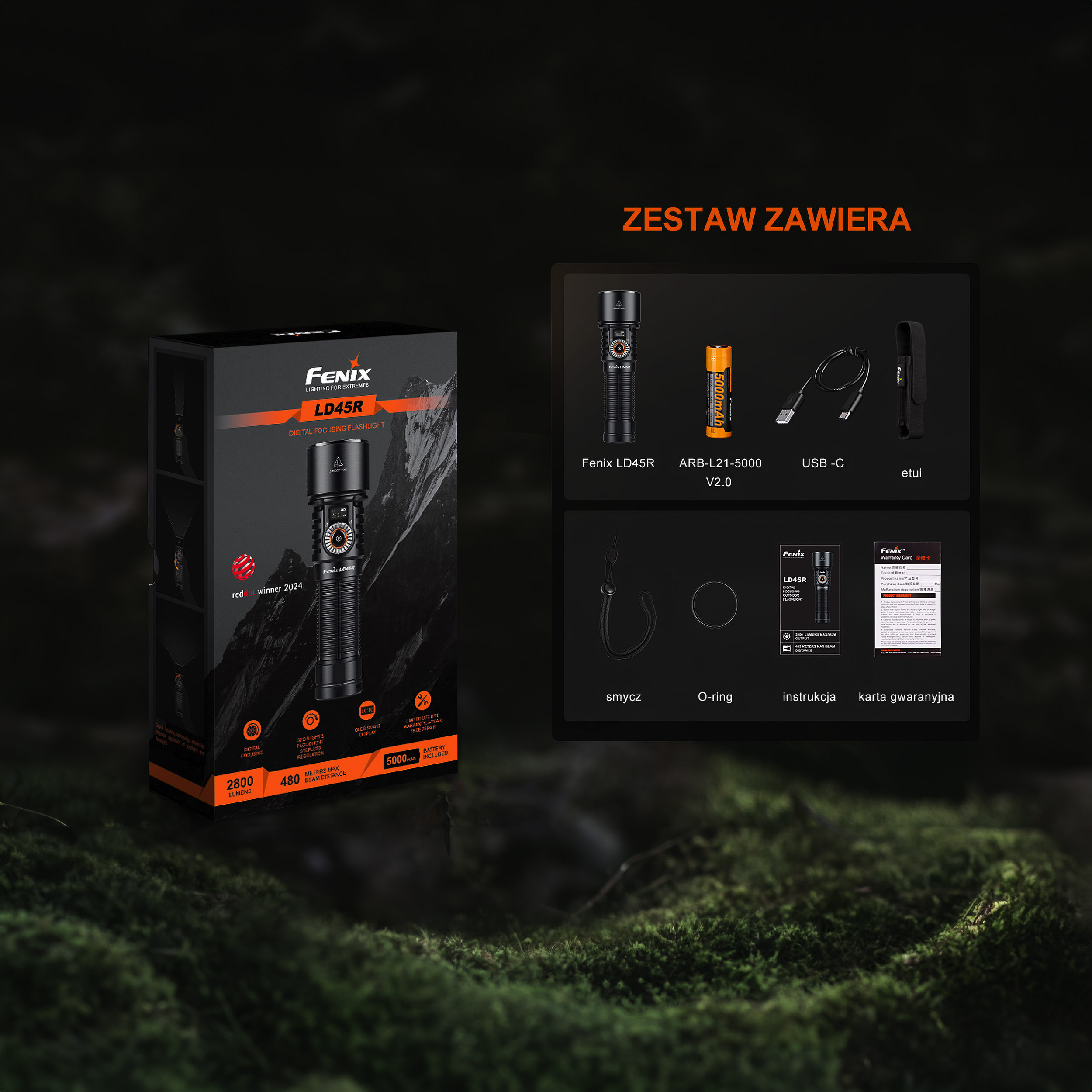 Latarka LED Fenix LD45R - obrazek 6