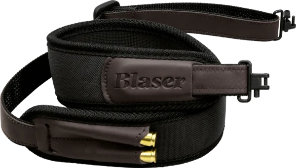 Pasek do broni Blaser neoprenowo-skórzany czarny