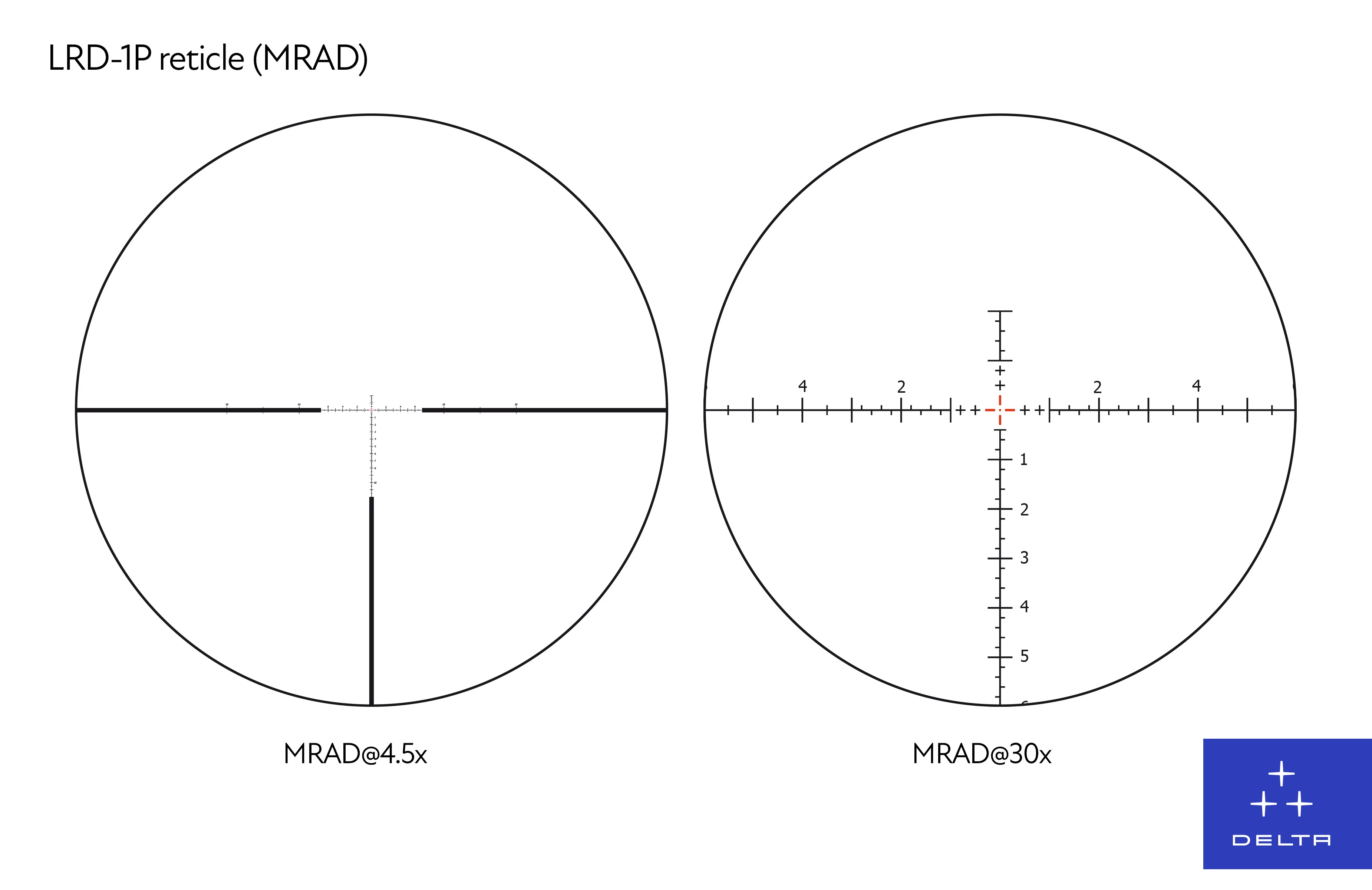 Luneta Delta Optical Stryker HD 4,5-30x56 FFP LRD-1P - obrazek 5