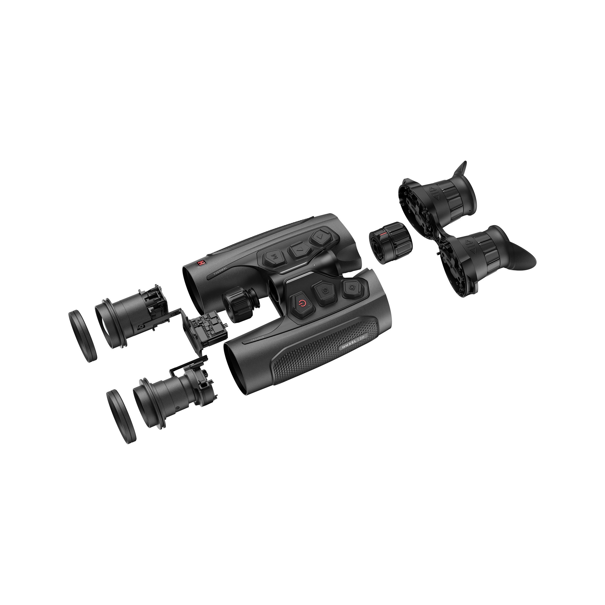 Lornetka multispektralna Hikmicro Habrok 4K HH35L 2.0 LRF + dwa iluminatory 850/940 nm - obrazek 9